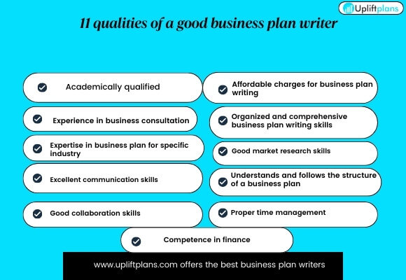 A good business plan writer