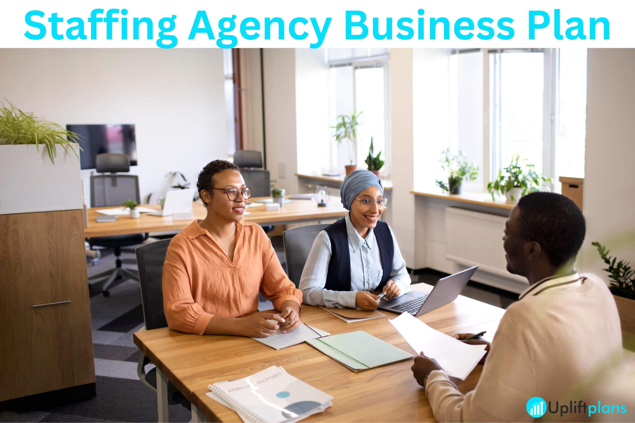 _Staffing Agency Business Plan (1) Staffing agency interviewing a man