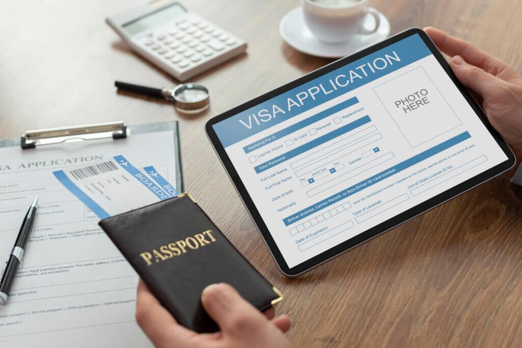 visa application business plan