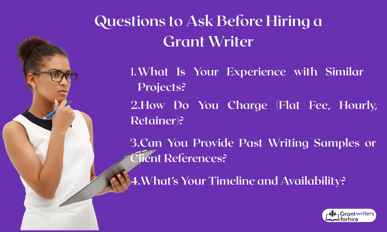 Questions to Ask Before Hiring a Grant Writer